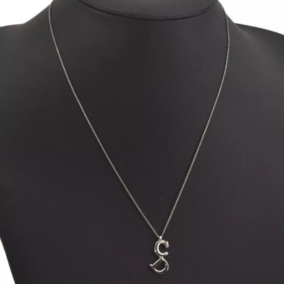 Authentic Christian Dior Sliver Tone Necklace - Picture 1 of 8